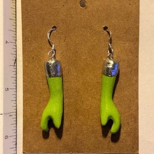 Doll part earrings